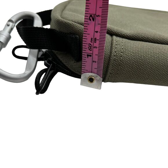 Rough Enough Small Tool Bag Pouch Zipper Big Pencil Case Set of Two Olive Green - Picture 9 of 16